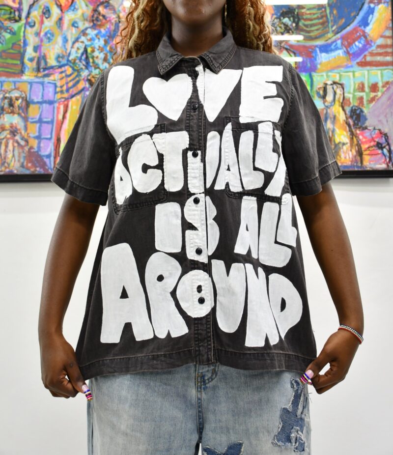 Handpainted shirt
Medium